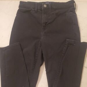 GAP Charcoal Denim Pants Size 0/25